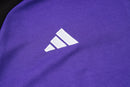 24/25 Conjunto Treino Alemanha - Frio Zíper Curto - Roxo Com Preto