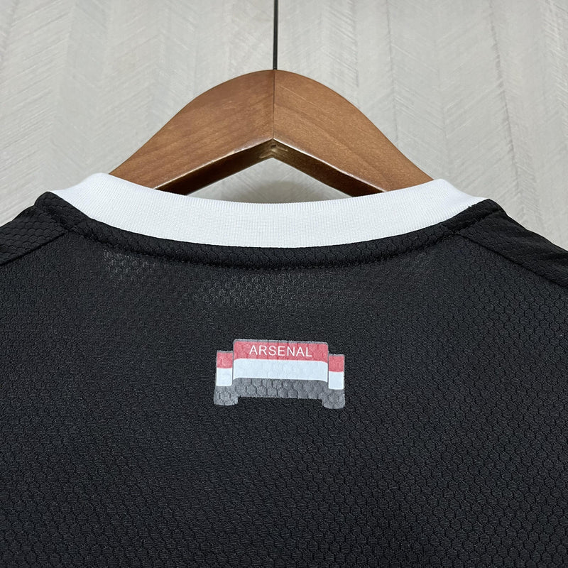 Camisa Arsenal 2024/25 Goleiro Preta - Torcedor