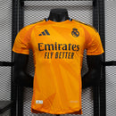 Camisa Real Madrid 2024/2025 II Away - Jogador - Laranja