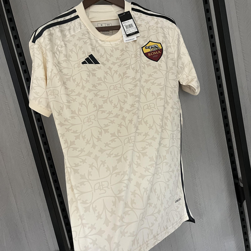 Camisa Roma 2023/24 II Away - Torcedor - Bege
