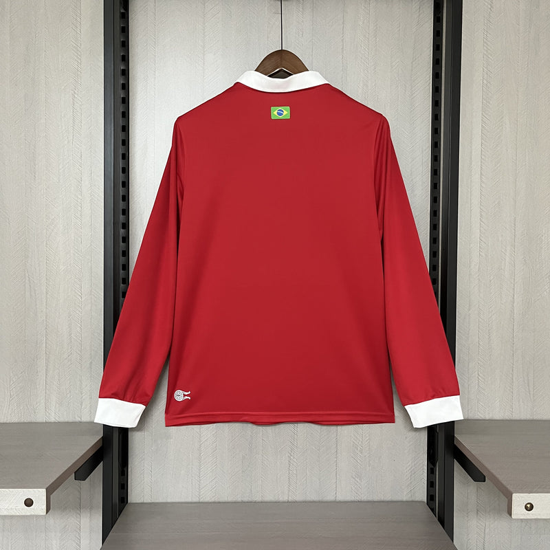 Camisa Retrô Internacional 2006 I Home - Manga Longa Reebok