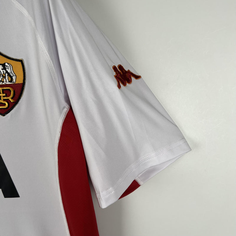 Camisa Retrô Roma 2001/2002 II Away - Branca - Kappa