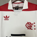 Camisa Retrô Flamengo 1986 II Away - Branca - Adidas
