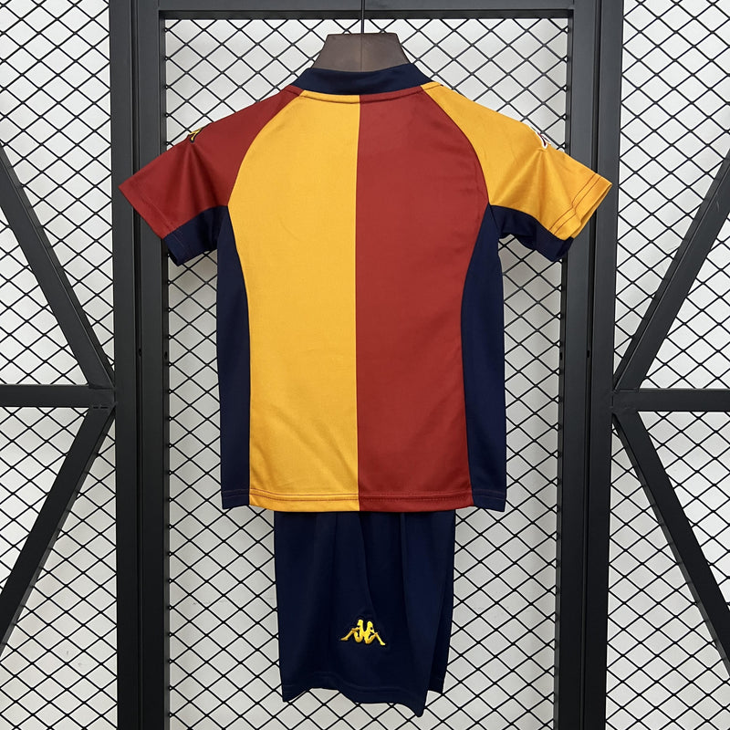 Conjunto Infantil Retrô - Roma 2001/02 I Home