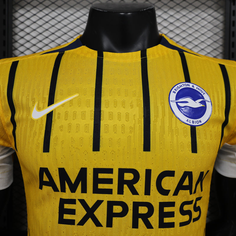 Camisa Brighton 2024/2025 II Away - Jogador - Amarela
