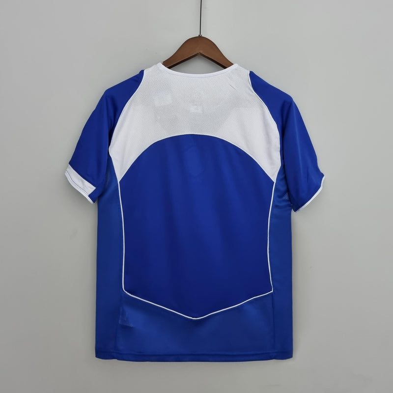 Camisa Retrô Brasil 2004/2006 II Away - Azul - Nike