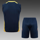 24/25 Conjunto Treino Real Madrid - Regata - Azul Marinho