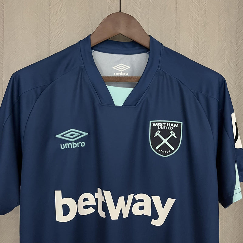 Camisa West Ham 2023/24 III Third - Torcedor - Azul