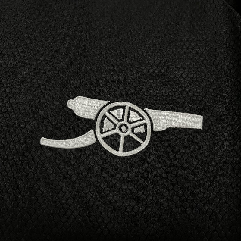 Camisa Arsenal 2024/25 Goleiro Preta - Torcedor