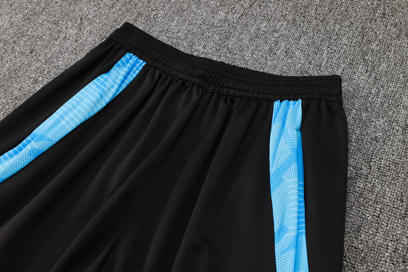 24/25 Conjunto Treino Argentina - Frio Zíper Curto - Preto