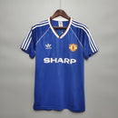 Camisa Retrô Manchester United 1988/1990 III Third - Azul - Adidas