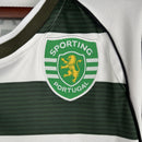 Camisa Retrô Sporting 2001/2003 I Home - Manga Longa Reebok