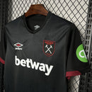 Camisa West Ham 2024/25 III Third - Torcedor - Preta