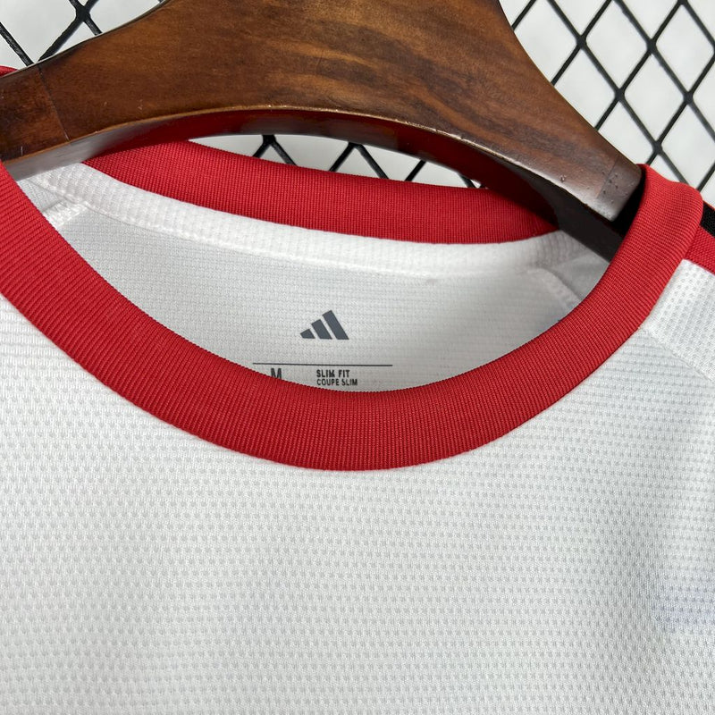 Camisa Flamengo Comemorativa 1981 Branca Emborrachada