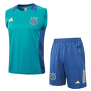 24/25 Conjunto Treino Ajax Regata - Azul Esverdeado