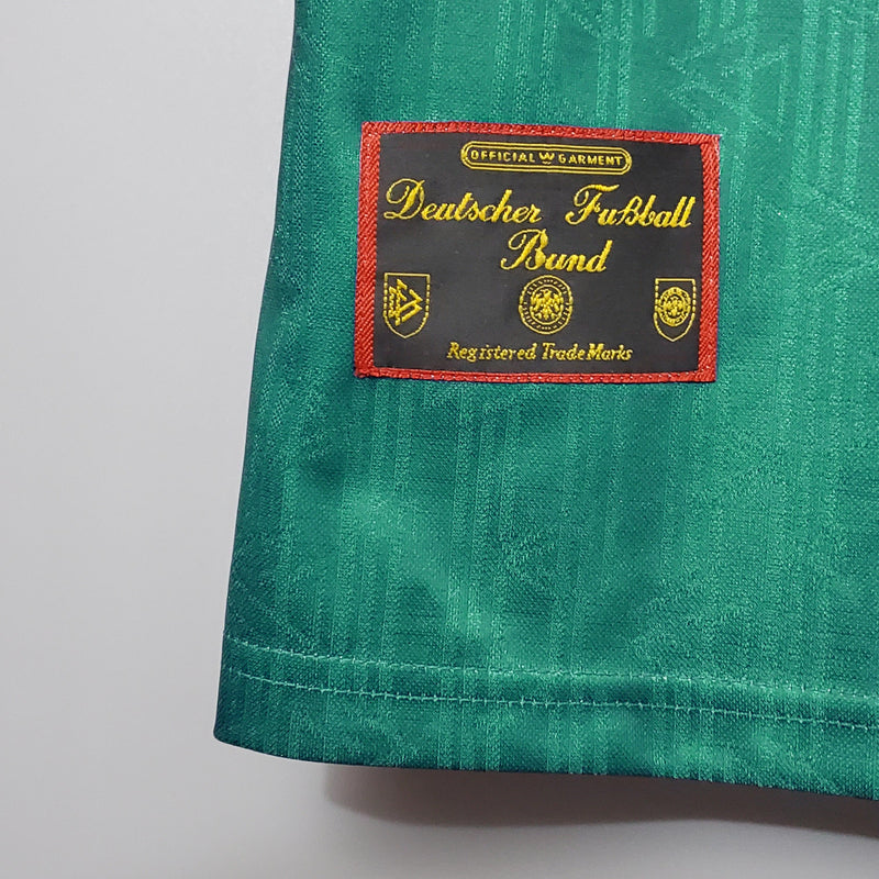 Camisa Retrô Alemanha 1996 II Away - Verde - Adidas