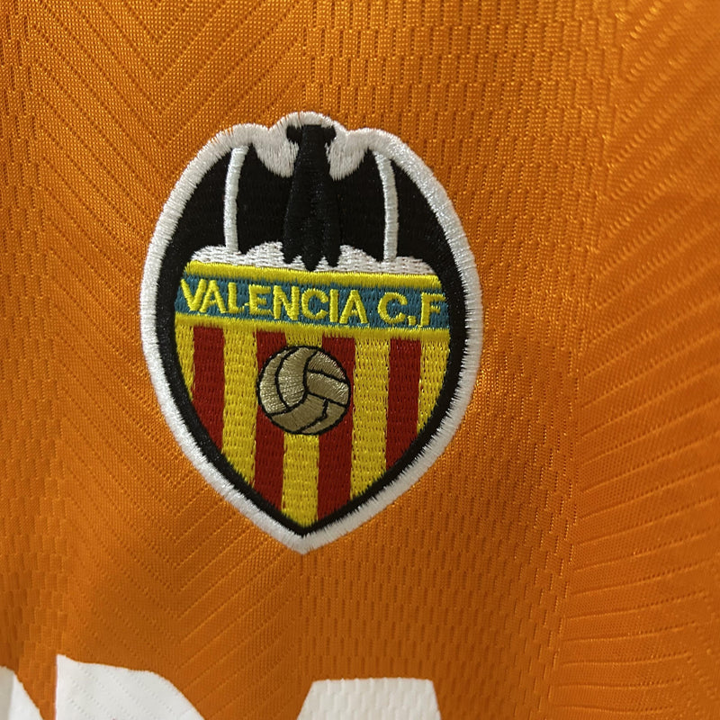 Camisa Retrô Valencia 1999/2000 II Away - Laranja - Luanvi