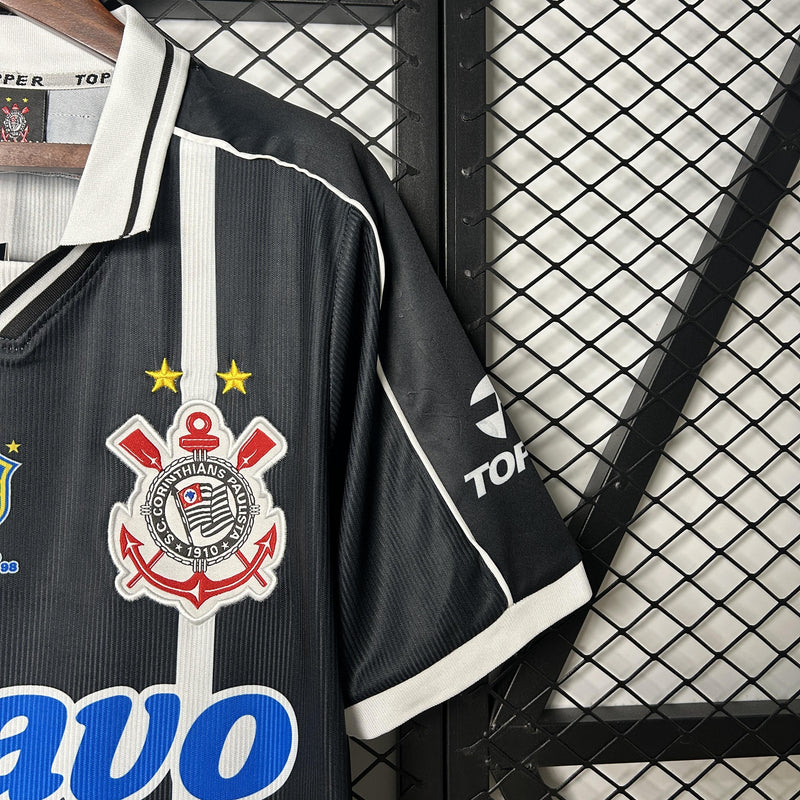 Camisa Retrô Corinthians 1999/2000 II Away - Preta