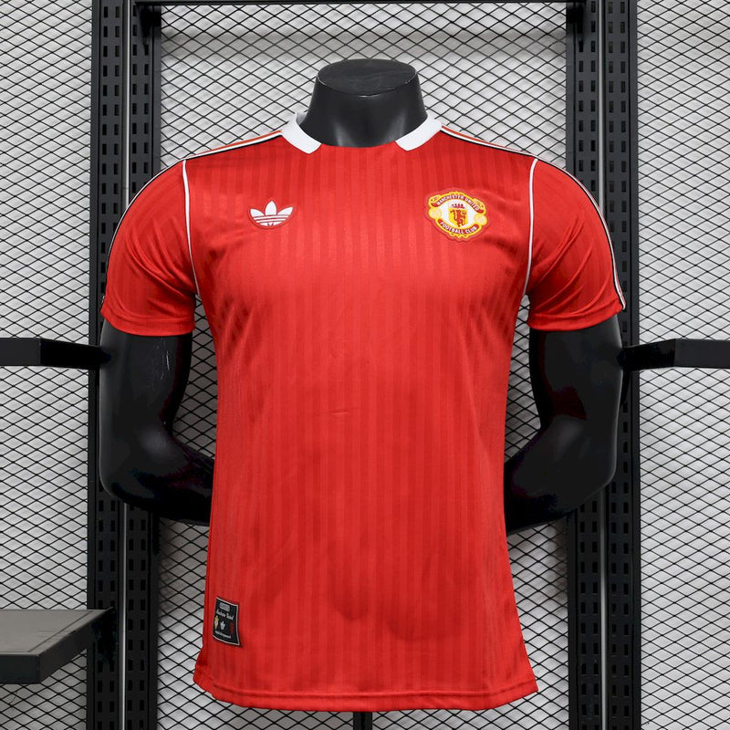 Camisa Manchester United Icons Vermelha 2025/2026 - Jogador Adidas