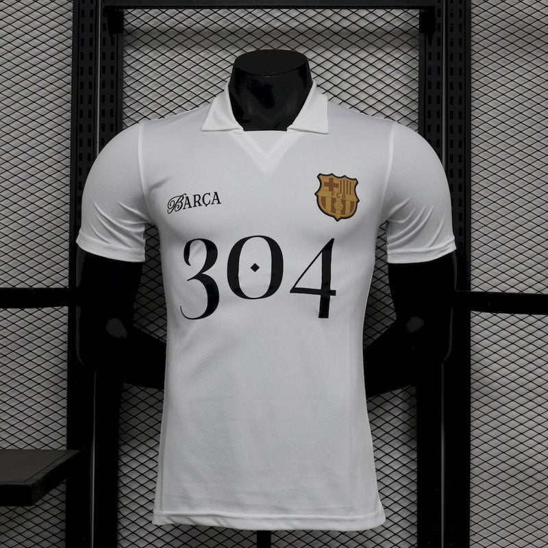 Camisa Barcelona Lamine Yamal Edição Especial - Branca - Jogador