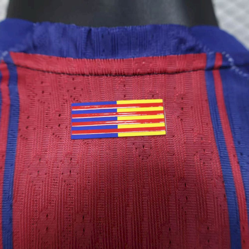 Camisa Barcelona 2025/26 I Home - Nike Manga Longa Jogador