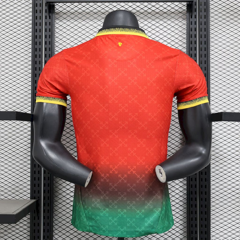 Camisa Milan 2025/2026 Puma x Off-White Vermelha - Jogador