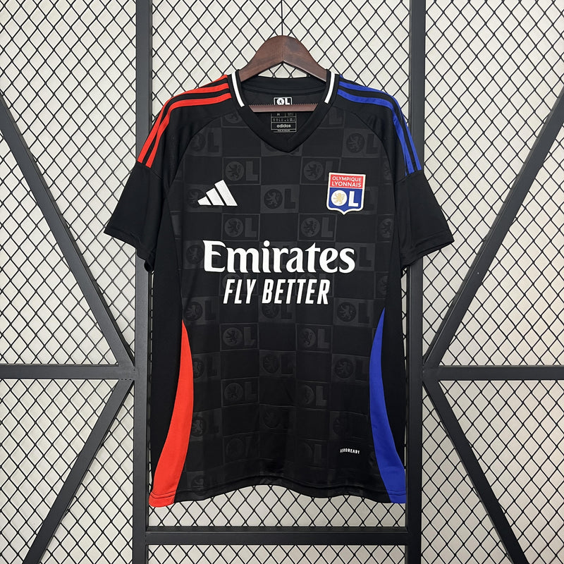 Camisa Lyon 24/25 II Away - Torcedor - Preta