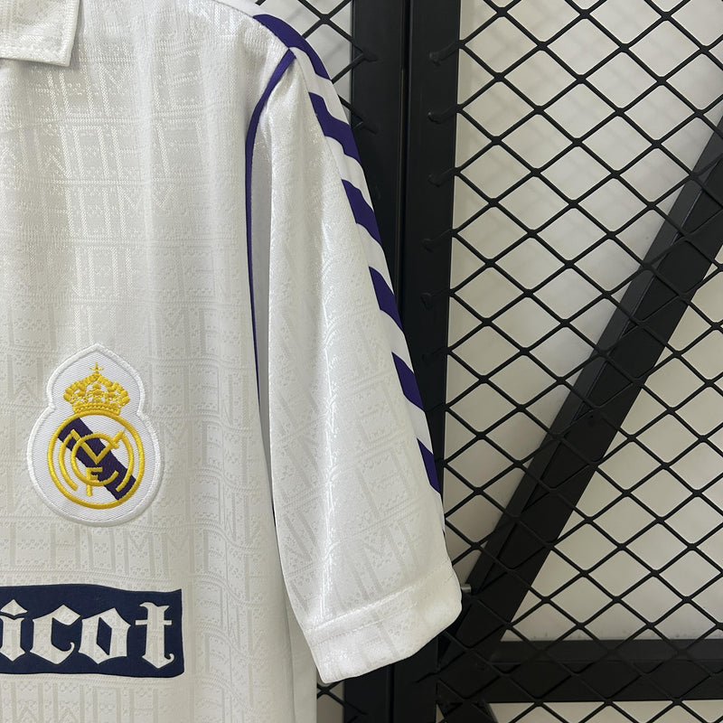 Camisa Retrô Real Madrid 1989/1990 I Home - Hummel