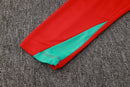 24/25 Conjunto Treino Portugal - Frio Zíper Curto - Vermelho