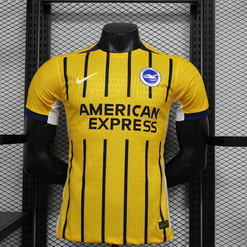 Camisa Brighton 2024/2025 II Away - Jogador - Amarela