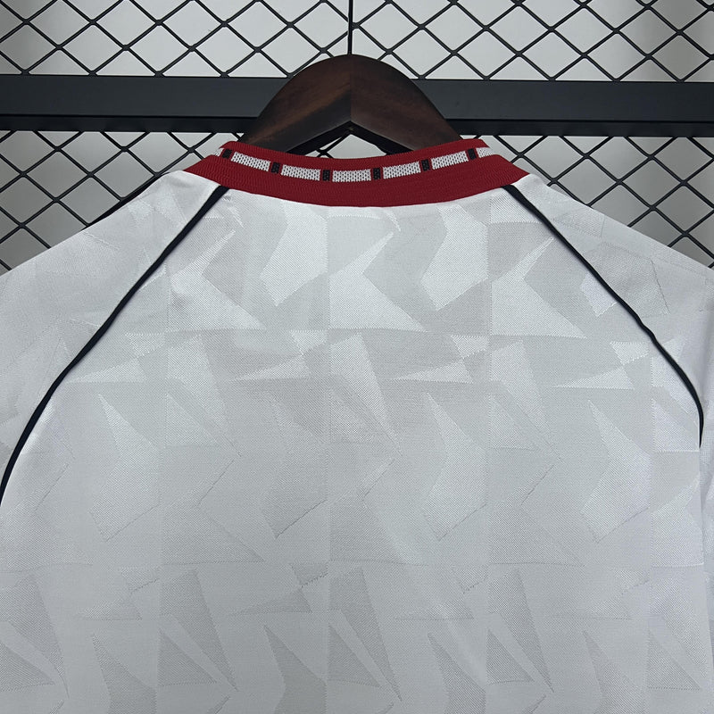 Camisa Retrô Manchester United 1991 Away - Branca
