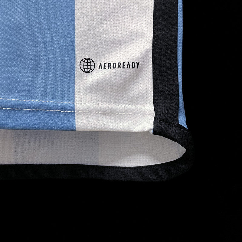 Camisa Argentina 2022/23 Campeão Copa 3 Estrelas - Torcedor