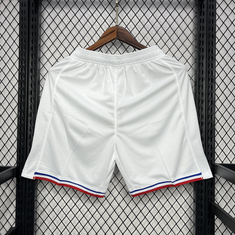 Short França 2024/2025 Euro II Away - Branco