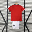 Conjunto Infantil Retrô - Manchester United 2000/01 I Home