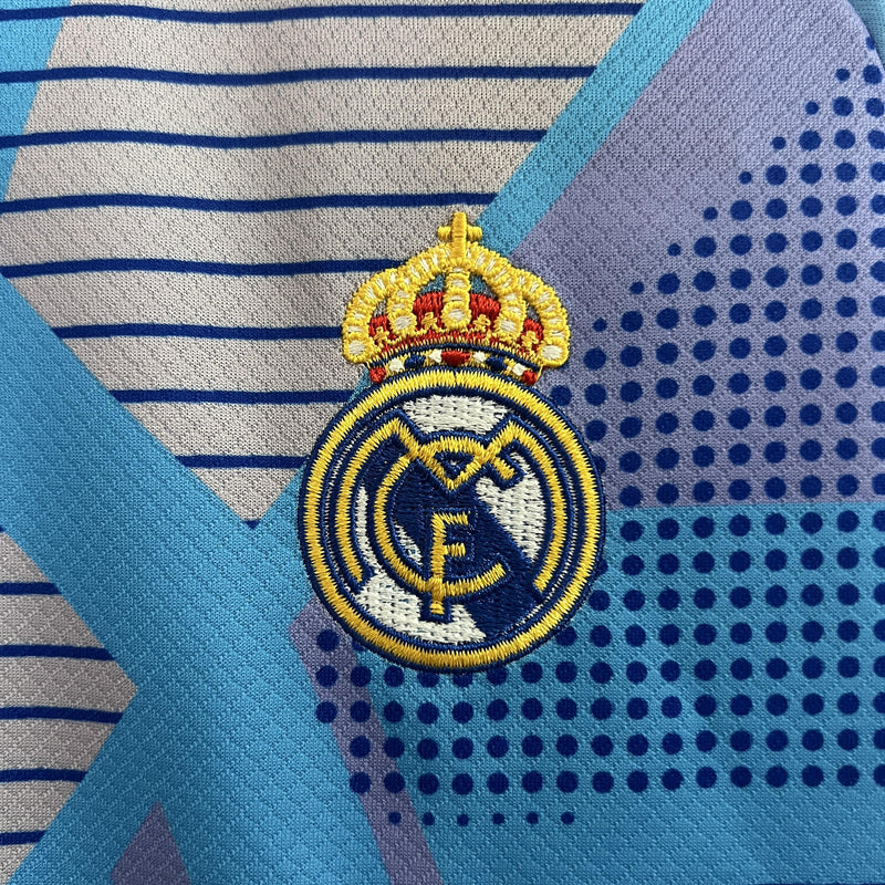 Conjunto Infantil - Real Madrid Goleiro Azul 24/25
