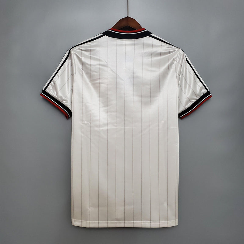 Camisa Retrô Manchester United 1983 II Away - Adidas - Branca