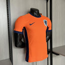 Camisa Holanda 2024/25 I Home - Jogador - Laranja