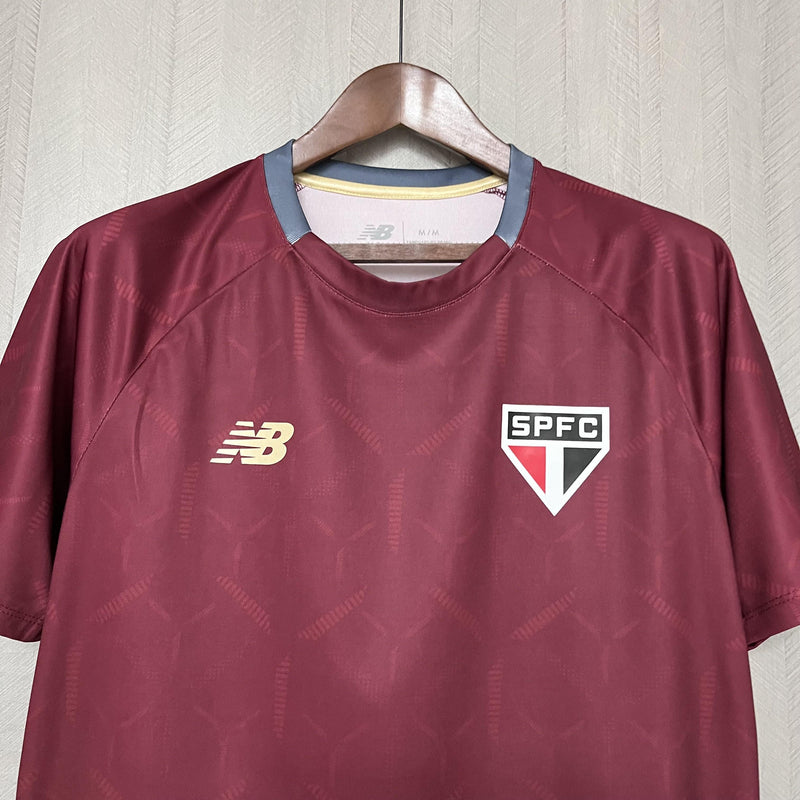 Camisa São Paulo 25/26 Treino - Torcedor - Vermelha