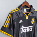 Camisa Retrô Real Madrid 1998/1999 II Away - Preta - Adidas