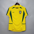 Camisa Retrô Brasil 2002 I Home - Amarelinha - Nike