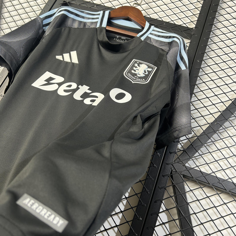 Camisa Aston Villa 25/26 II Away - Torcedor - Preta