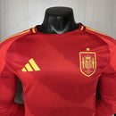 Camisa Espanha 2024/25 I Home - Jogador Manga Longa