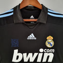 Camisa Retrô Real Madrid 2009/2010 II Away - Preta - Adidas