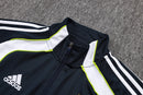 25/26 Conjunto Real Madrid 'Urban Purist' - Frio Zíper Longo - Preto