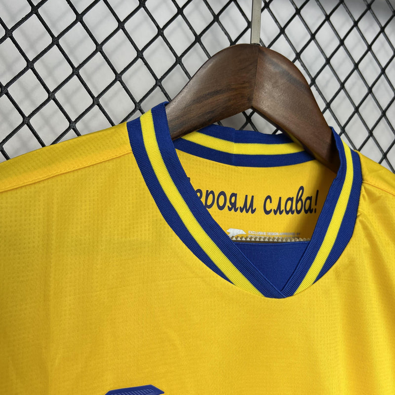 Camisa Ucrânia 2024/25 Euro I Home - Torcedor