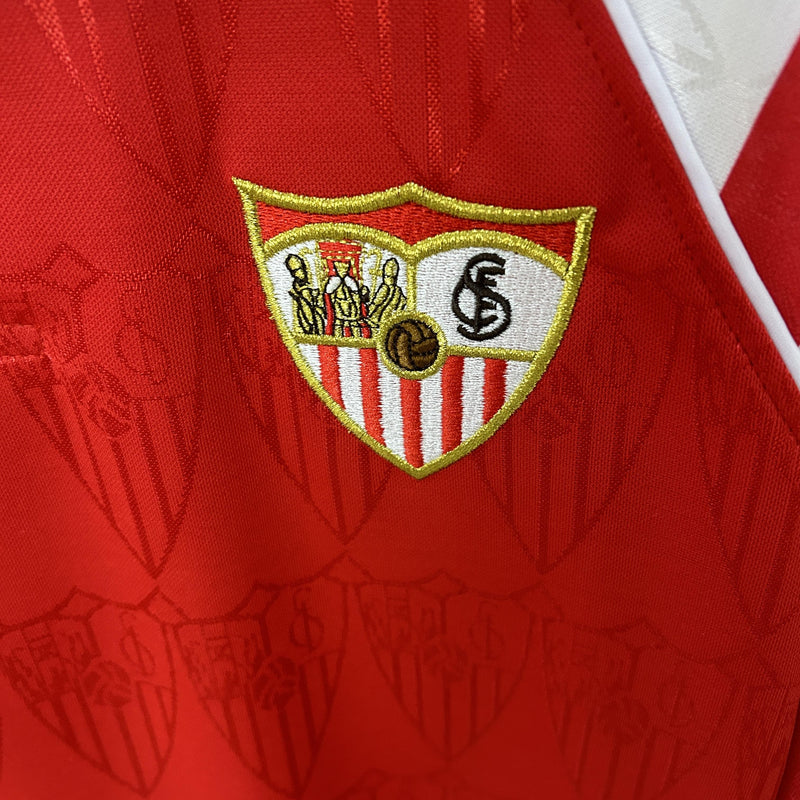 Camisa Retrô Sevilla 1992/1993 II Away - Vermelha