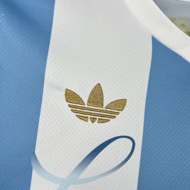 Camisa Argentina 50 Anos Grafitada Messi - Torcedor