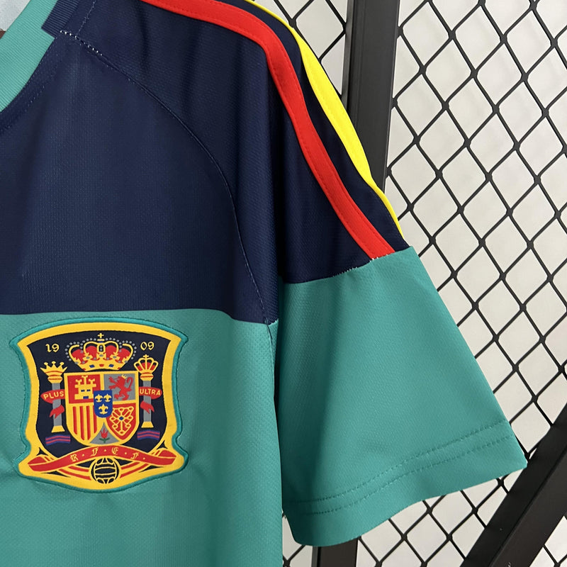 Camisa Retrô Espanha 2010 - Goleiro - Azul