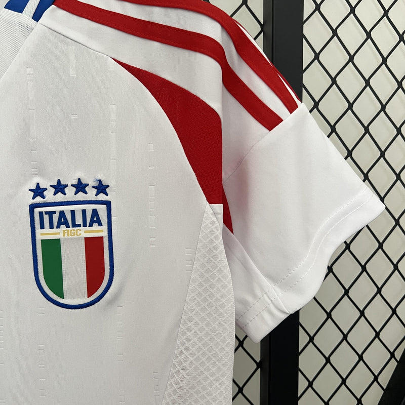 Camisa Itália 2024 II Away - Feminina - Branca