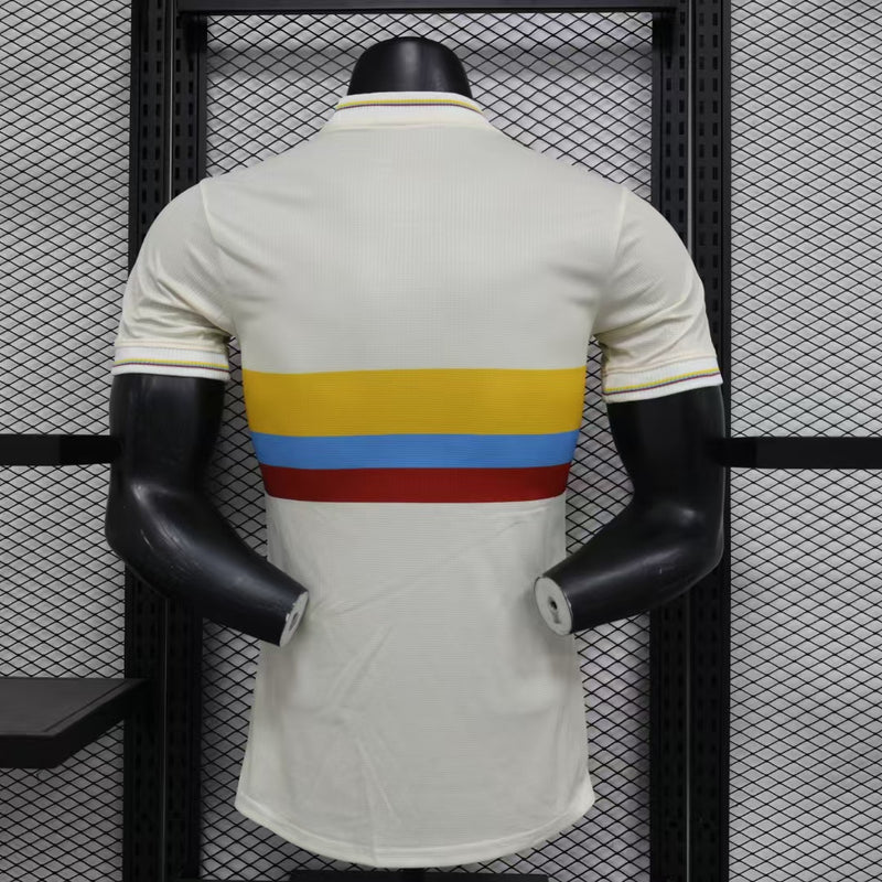 Camisa Colômbia Aniversário 100 Anos - Jogador - Branca